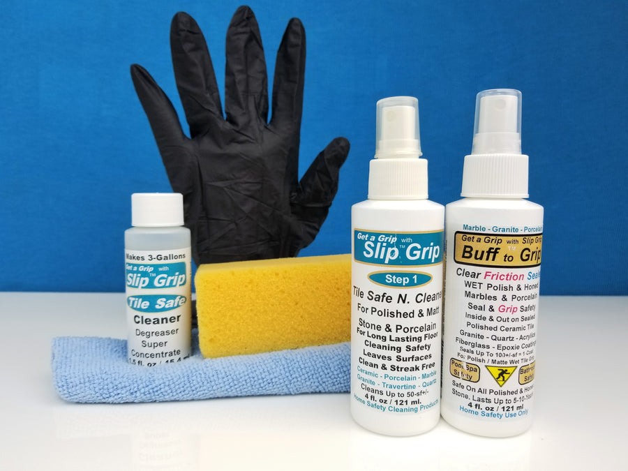 Slip Grip Buff To Grip Friction Sealer - Slip Grip Floor Safety