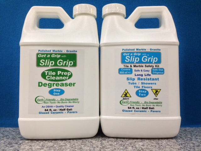 Slip Grip 800-1500+/-SF Tile & Stone Floor & Deck Safety